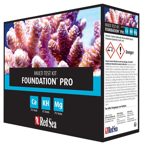Red Sea Reef Foundation Pro Ca/Alk/Mg Multi Test Kit
